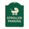 Signmission Stroller Parking With Graphic Heavy-Gauge Aluminum Architectural Sign, 24" x 18", G-1824-22832 A-DES-G-1824-22832 - alternate 1